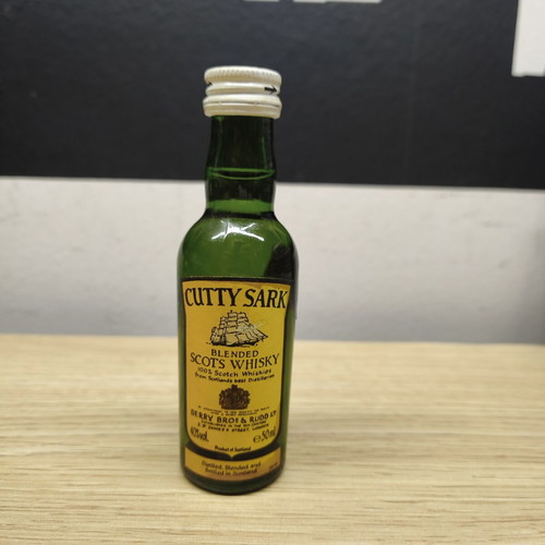 Cutty Sark Blended Scots Whisky Miniature vintage, 50 ml