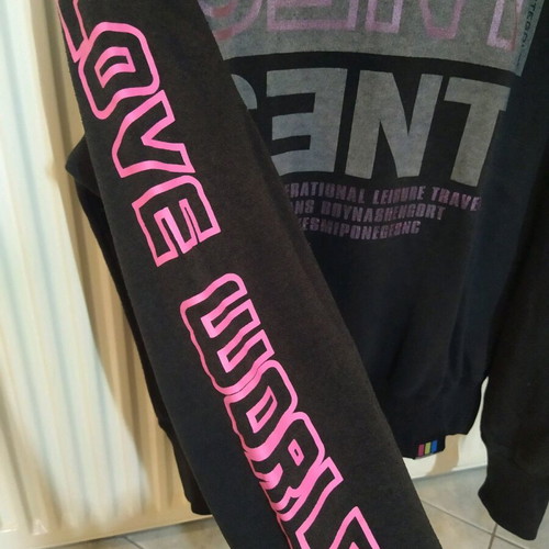 Sports Hoodie like new, black and pink, size M