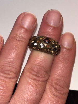 Dyrberg/Kern vintage ring like new, size 17