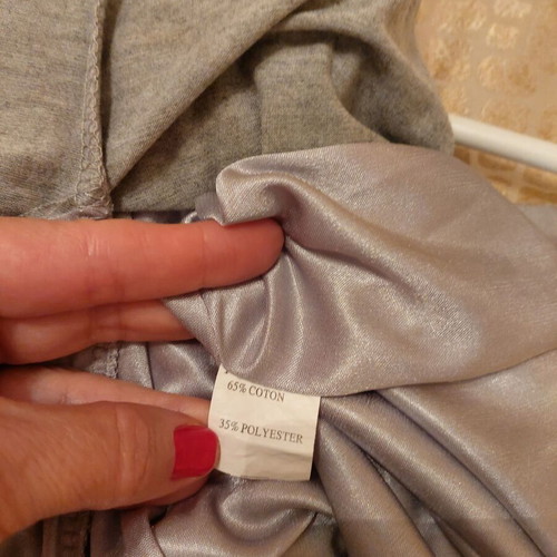 Sleeveless dress gray like new, size M