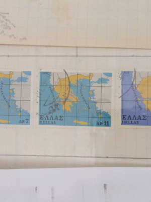 Greece Stamps 1978 like new, map design