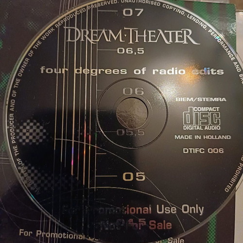 Dream Theater Four Degrees Of Radio Edits CD like new