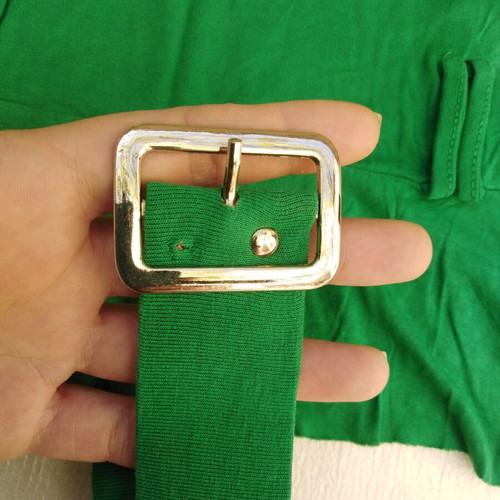 Vintage green camisole top with belt, like new, size M