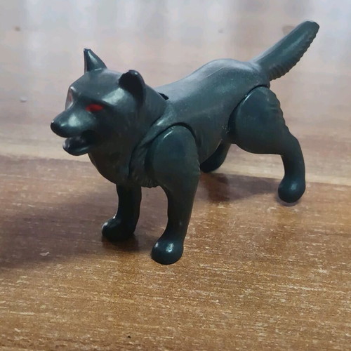 Playmobil wolf with red eyes like new