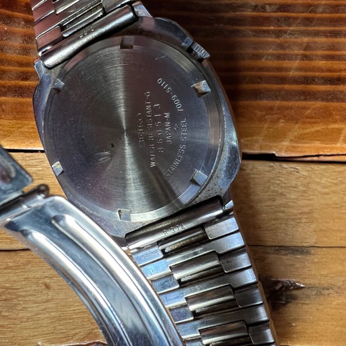 Seiko Automatic vintage watch used, 7009 movement, gray