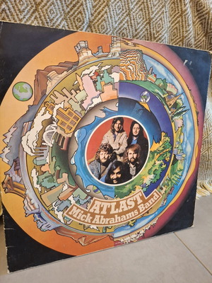 Mick Abrahams Band At Last LP used, 1972 German gatefold rock album