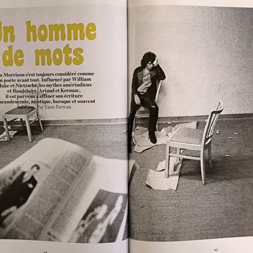 Les Inrocks 2 French magazine like new, Jim Morrison and The Doors tribute