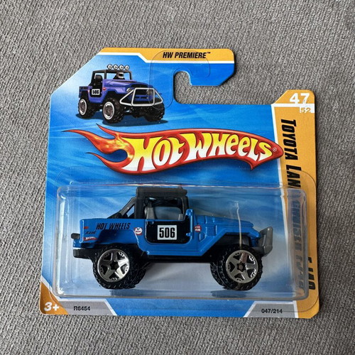 Hot Wheels Toyota Land Cruiser FJ40 blue mainline rally new