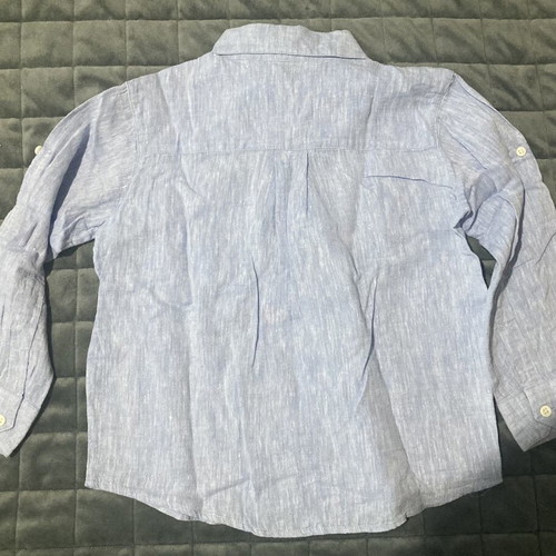 Marasil boys' shirt like new, turquoise, size 104 cm, 4 years