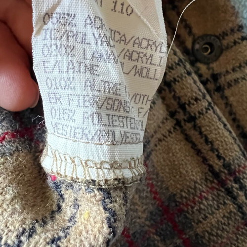 Winter wool blend shirt for boys, size 6 years