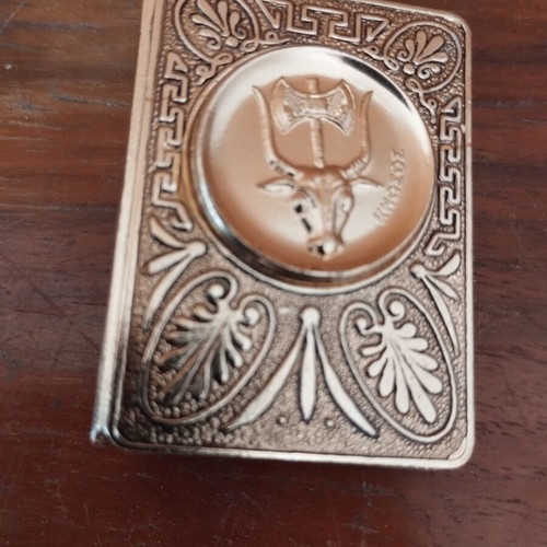 Metal match holder