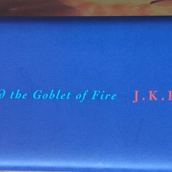 Harry Potter and the Goblet of Fire hardcover like new, English