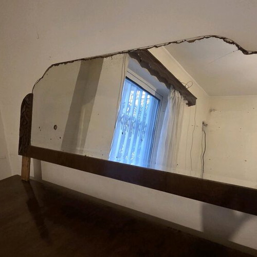 Buffet used with mirror