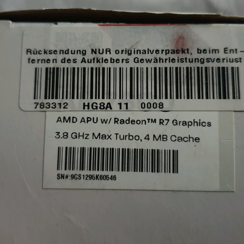 AMD processor cooler new for A-series with Radeon R7
