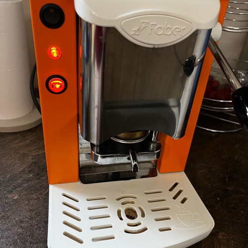 Faber Slot Inox espresso machine like new, ESE pods compatible