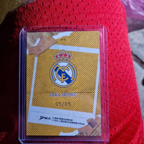 Luka Modric collectible card 5/5