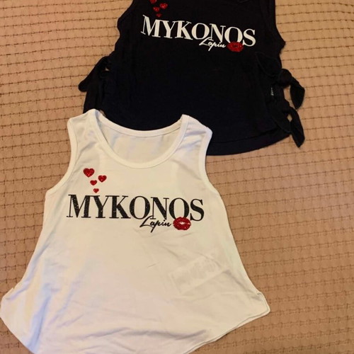 Lapin House Mykonos toddler t-shirt set, like new, 12 months