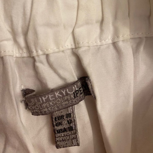 Ipekyol cotton dress used, size large, white with stains