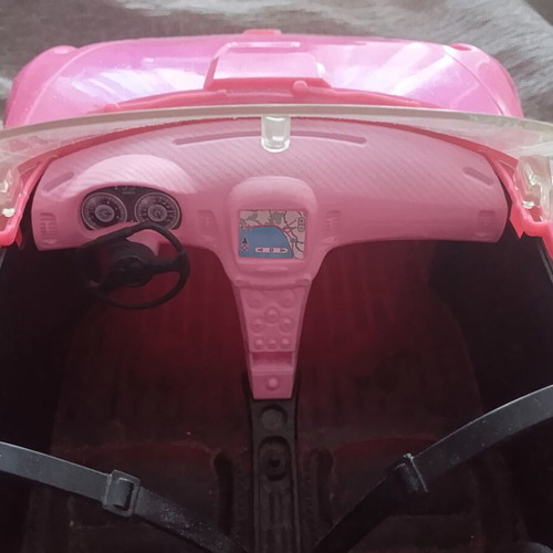 Barbie Glam Convertible car, Mattel, pink