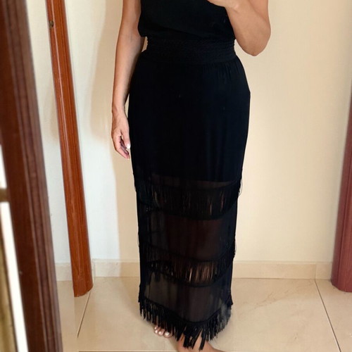 Calzedonia Black Strapless Dress like new