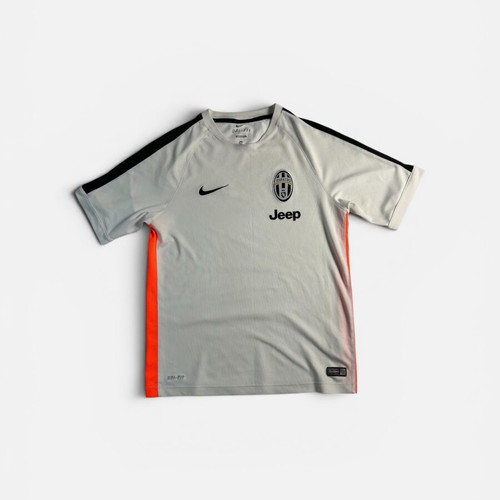Nike Juventus FC Vintage Y2K 2014-2015 Training T-shirt white orange size M like new