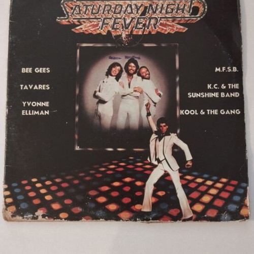 Saturday Night Fever double vinyl soundtrack, original 1977 Greek edition