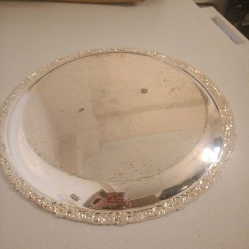 Silver-plated tray new