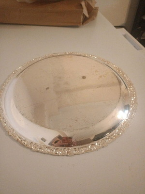 Silver-plated tray new