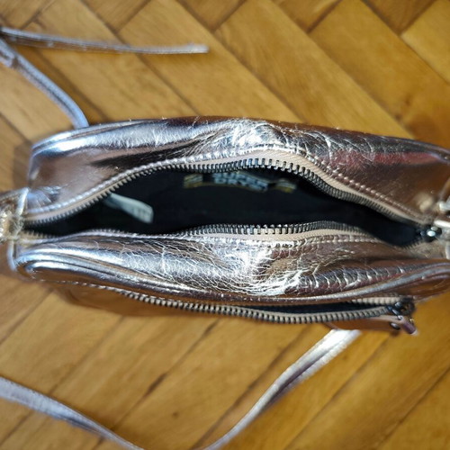 Superdry small shoulder bag used, gold color