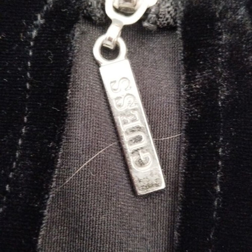 Guess skirt new black plush with zipper size M