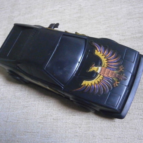 Knight Rider KITT wind-up black car, ANCO Toys vintage
