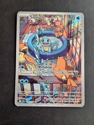 Squirtle Illustration κάρτα καινούργια, σπάνια
