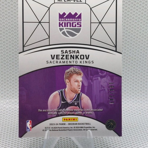 Obsidian Basketball patch Sasha Vezenkov like new, Olympiacos-Kings