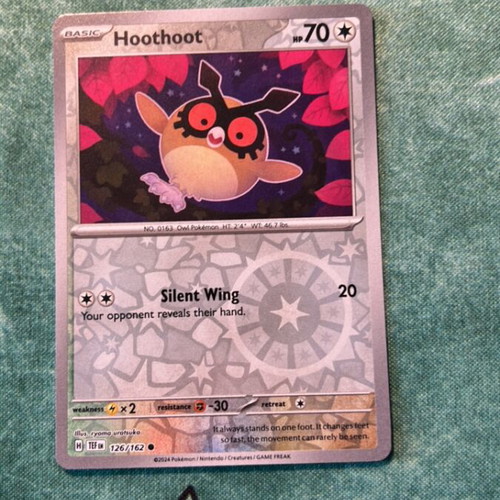 Hoothoot μεταχειρισμένη κάρτα Pokemon