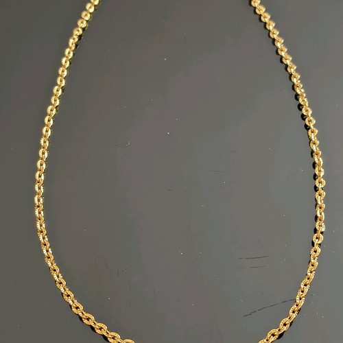 Necklace Chain Steel Gold New