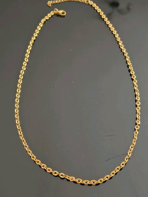 Necklace Chain Steel Gold New