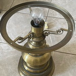 Bronze table lamp used, vintage