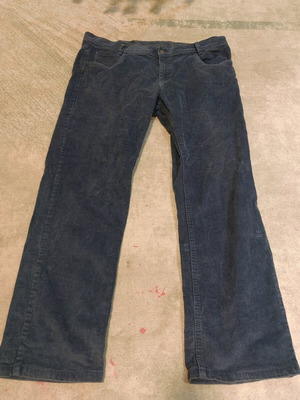 Livery men's corduroy pants L like new, blue