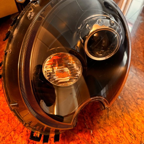 R56 Mini Cooper headlights painted like new