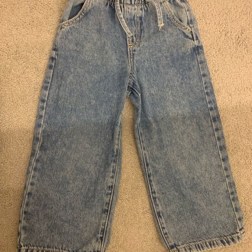 Girls' wide leg jeans 4 years Zara like new, blue