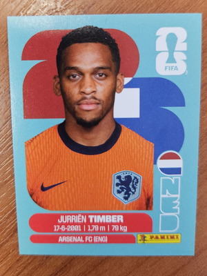 Panini sticker Timber NED5 World Cup 2026 new