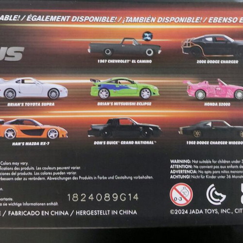Jada Nissan Skyline Fast and Furious 1:24 New