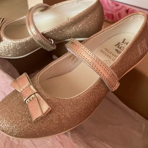 Lelli Kelly gold ballerina shoes size 31 for girls
