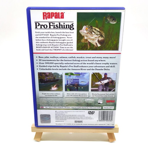 Rapala Pro Fishing Playstation 2 PS2 used, complete and functional