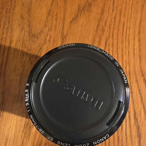 Canon EF 28 to 70mm f/3.5 to 4.5 Zoom Lens used