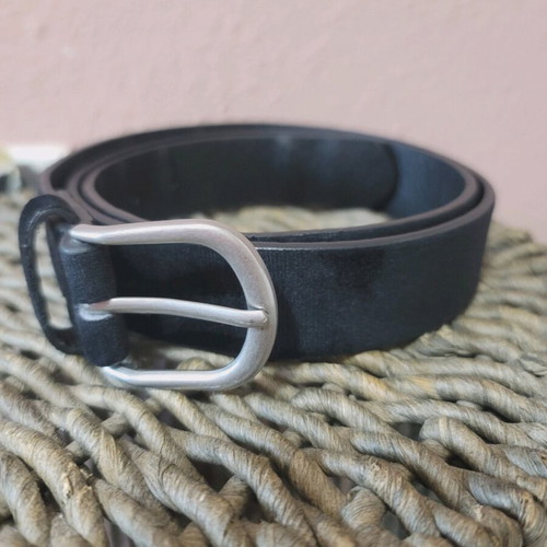 Velvet black belt 3 cm width, 107 cm length