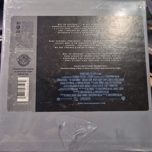 Hans Zimmer & James Newton Howard The Dark Knight The Collectors Limited Edition sealed