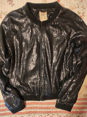 Pull & Bear sequin jacket like new, size S