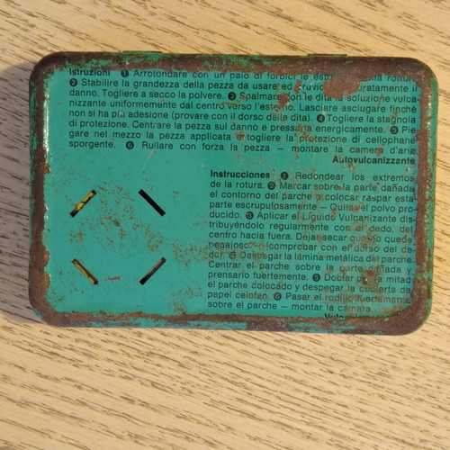 Vintage metal tins used Rema Tip Top