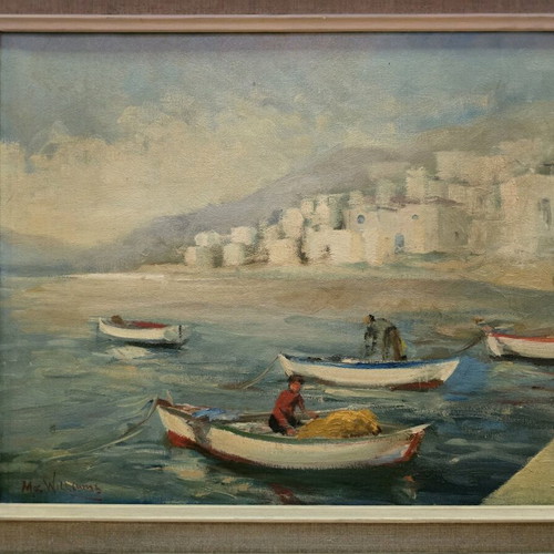 Williams oil on canvas painting used
